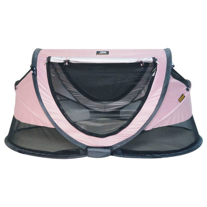 Deryan Cuna De Viaje Desplegable Toddler Luxe Con Mosquitera Rosa_4