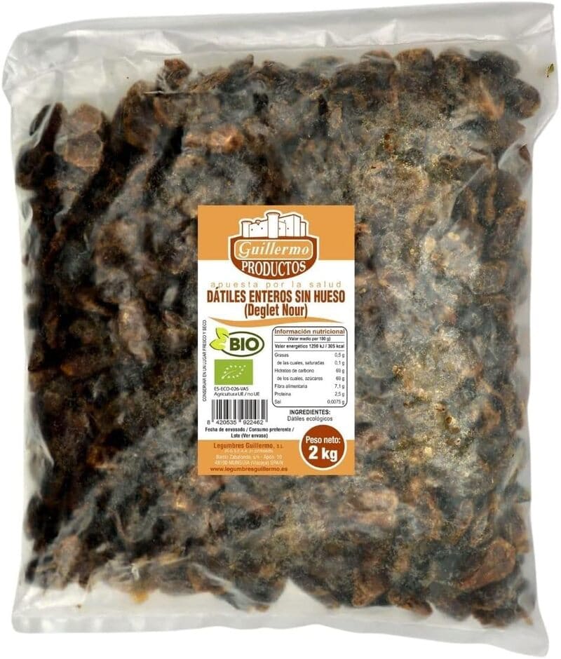 Dátiles Bio Enteros Sin Hueso - 2 Kg_0