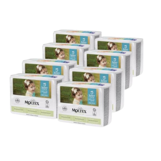 Pack Pañales Moltex Pure & Nature T5 (13-18 kg), 352 Uds