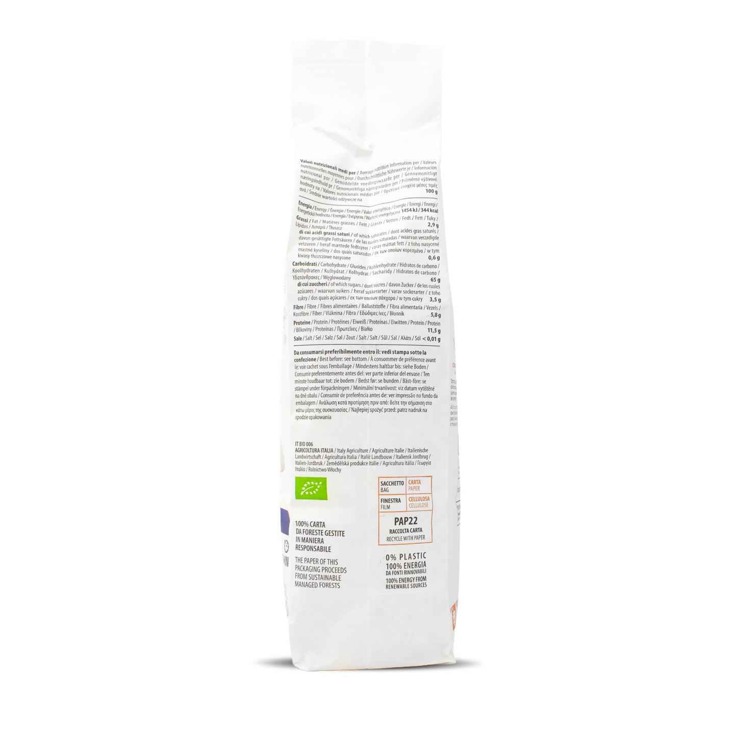 Fusilli espelta integral bio Girolomoni 500g