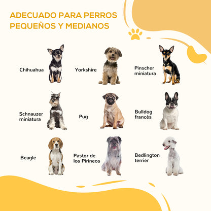 Pawhut Parque Para Perros Plegable 6 Paneles Barrera De Seguridad 117x103x74 Cm_3