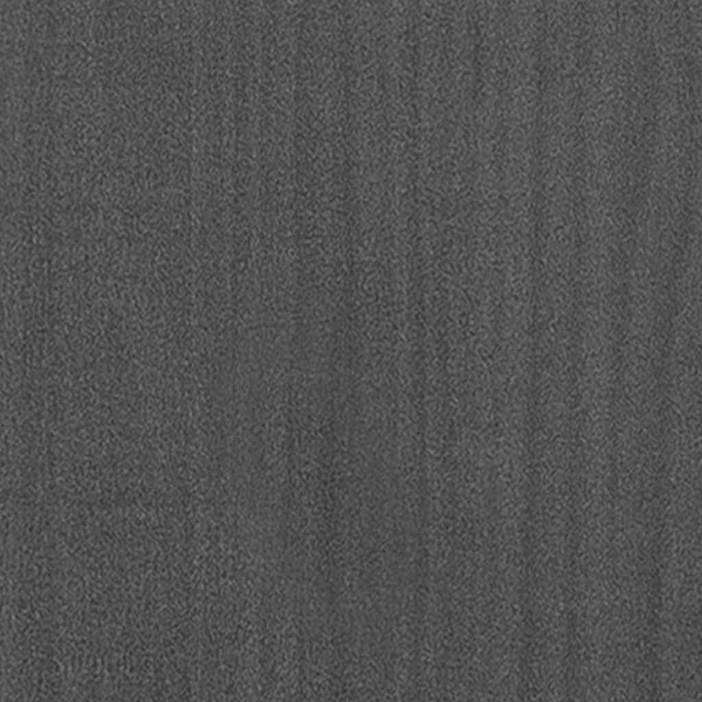Aparador Madera Maciza De Pino Gris 70x33x76 Cm / Vetonek_3
