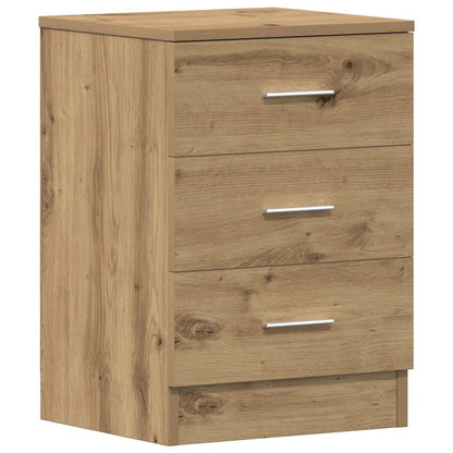 Mesitas De Noche 2 Uds Madera Roble Artisan 38x35x55 Cm_4