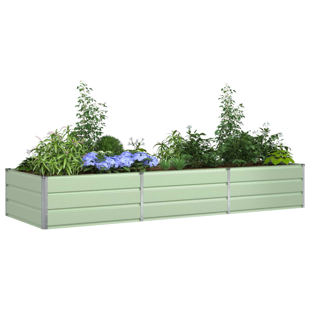 Jardinera Verde Pastel 290 X 100 X 45 Cm Acero Galvanizado_2