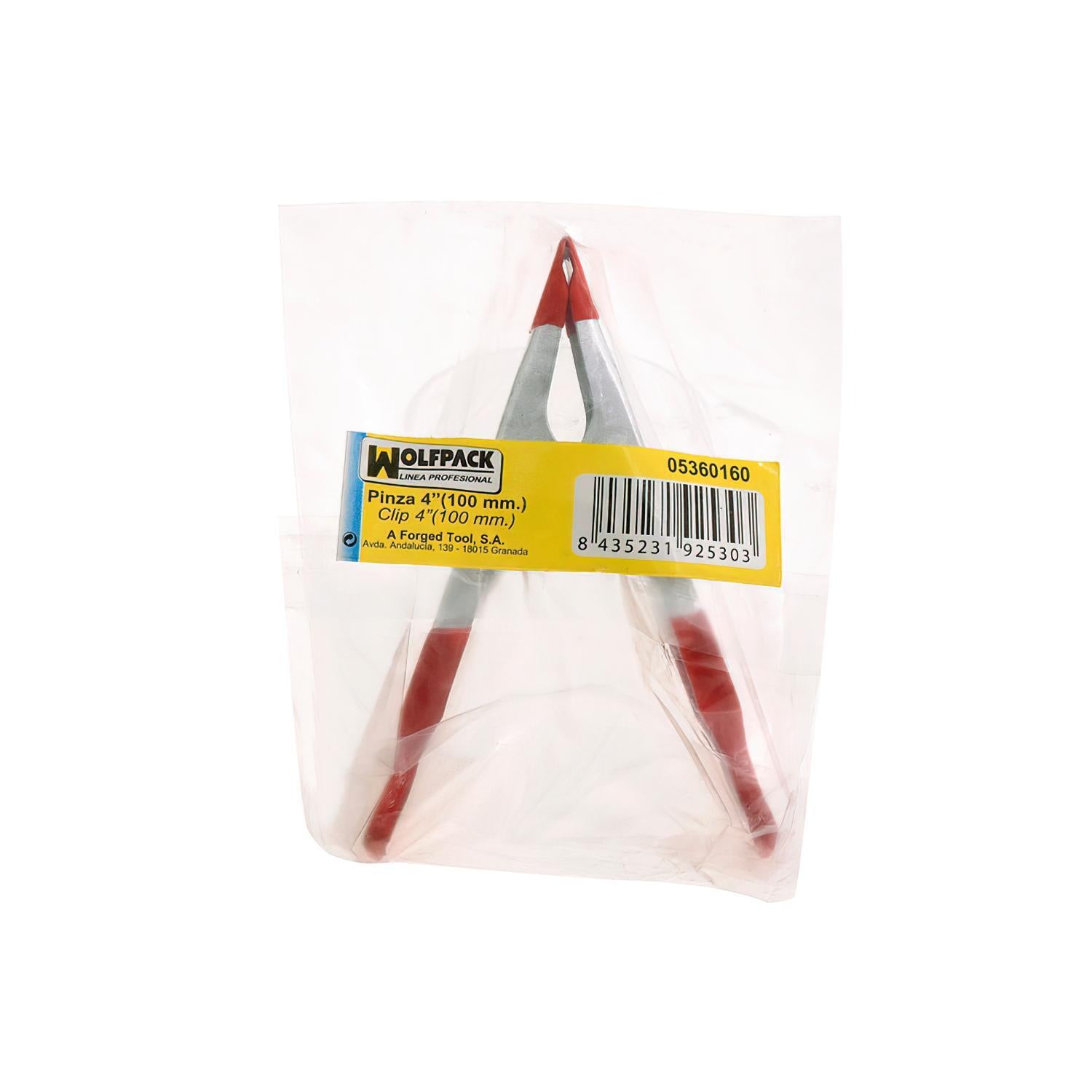 Pinza Sujecion De Acero 100mm