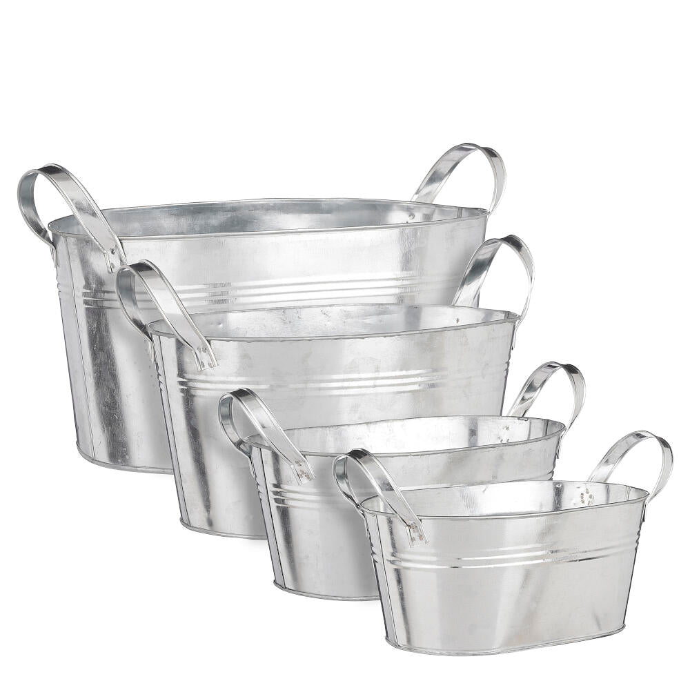 Cubo Oval Zinc Gris 25x16.5cm_0