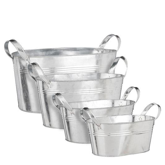 Cubo Oval Zinc Gris 25x16.5cm_0