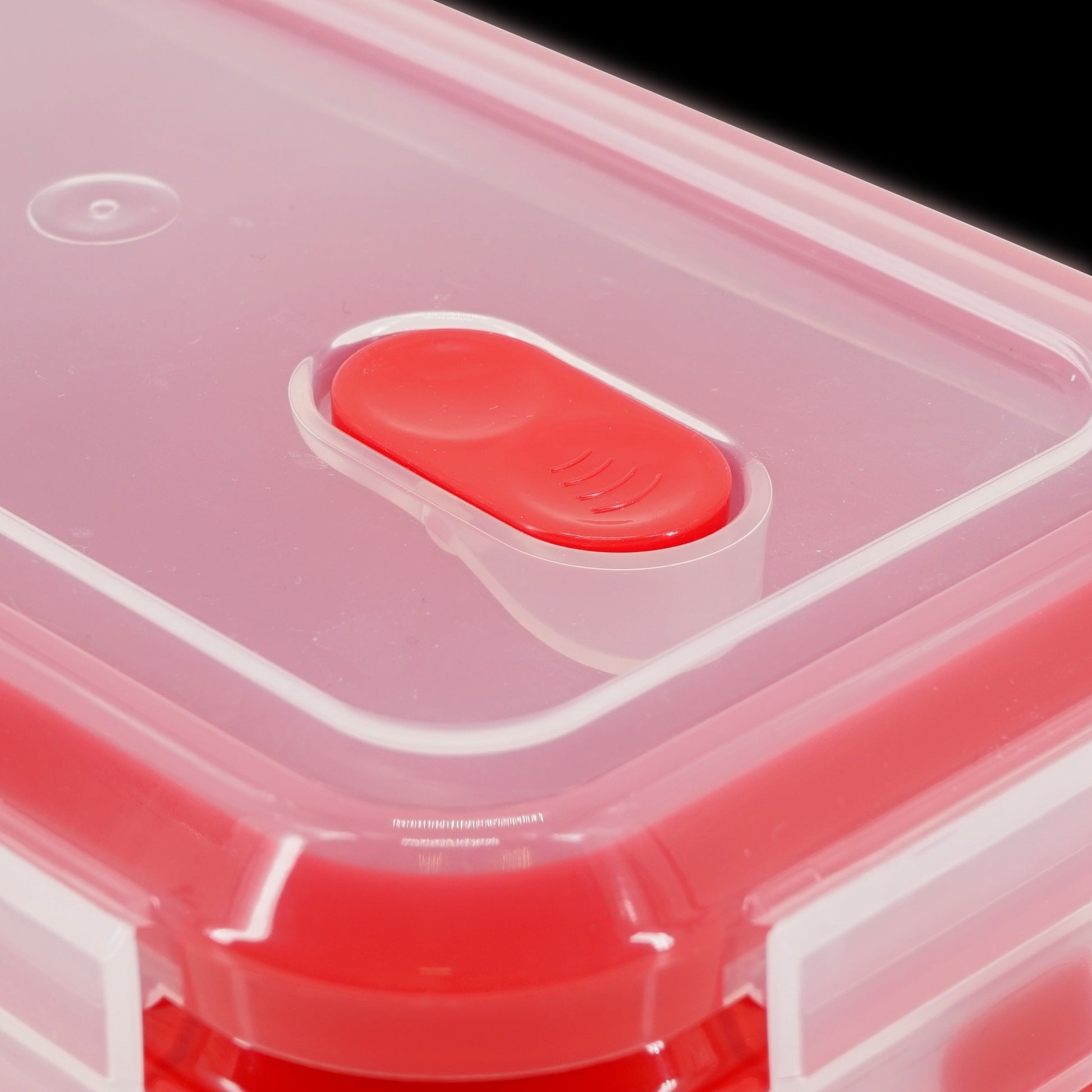 Hermético Super Lock Micro 680 Ml. Apto Para Cocinar Al Vapor En El Microondas, Ideal Transporte Y Almacenamiento De Alimentos, Cierre Clip, Válvula