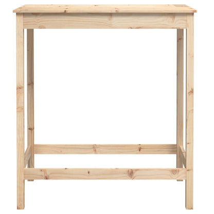Mesa Alta De Bar Madera Maciza De Pino 100x50x110 Cm_3