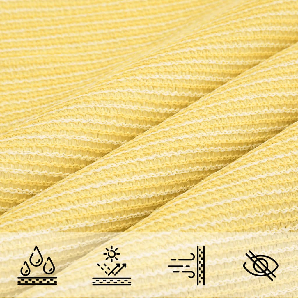 Vidaxl Toldo De Vela Beige Hdpe 160 G/m² 5x7 M_4