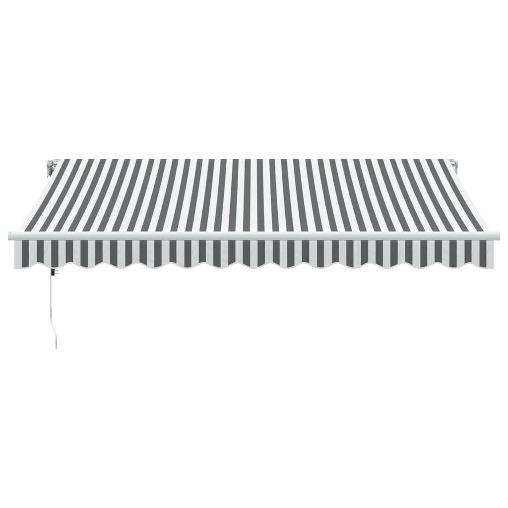 Toldo Retráctil Automático Luz Led Antracita Blanco 350x250 Cm_3