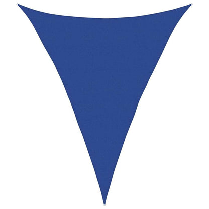Vidaxl Toldo De Vela Triangular Hdpe Azul 160 G/m² 5x6x6 M_0