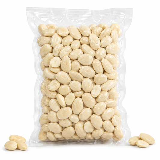 Almendras Peladas Queen Marcona Bio - Envasadas Al Vacío - Pack 2 X 800g (2 Envases Retail) | Fruto Seco Premium, Snack_0