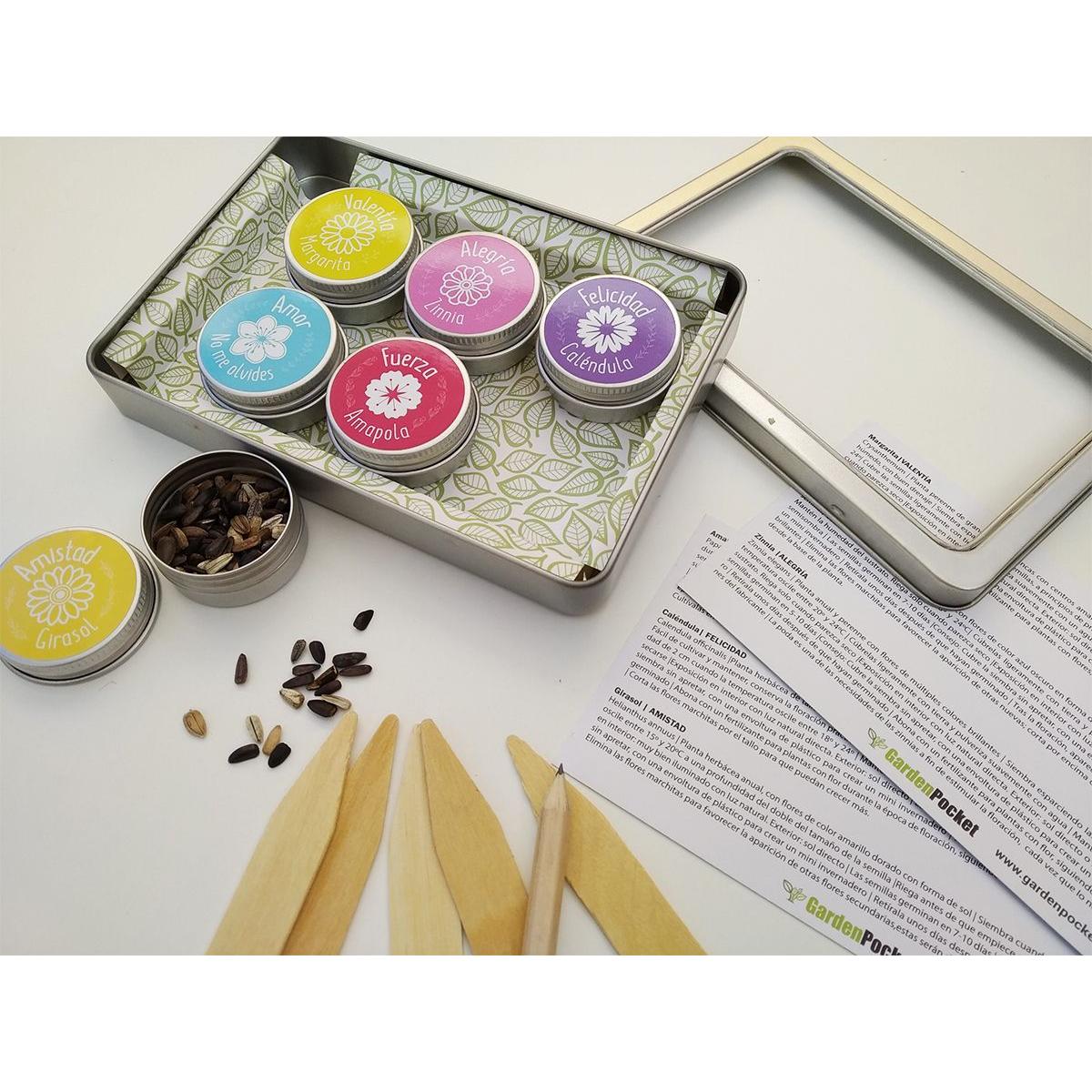 Deseos Flores Colección de semillas