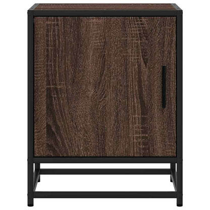 Mesitas Noche 2 Uds Madera Ingeniería Marrón Roble 40x31x50 Cm_3