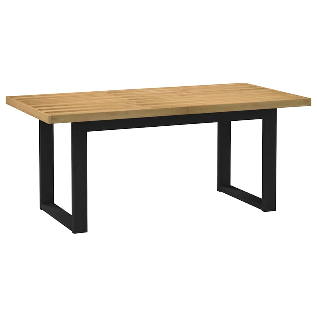 Mesa De Comedor noain Patas U Madera Maciza Pino 180x90x75 Cm_4