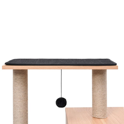 Vidaxl Rascador Para Gatos Con Alfombra Rascadora De Sisal 82 Cm_3