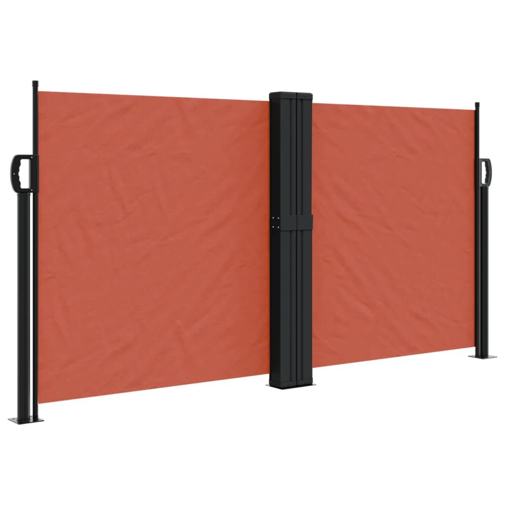 Vidaxl Toldo Lateral Retráctil Terracota 120x1000 Cm_0