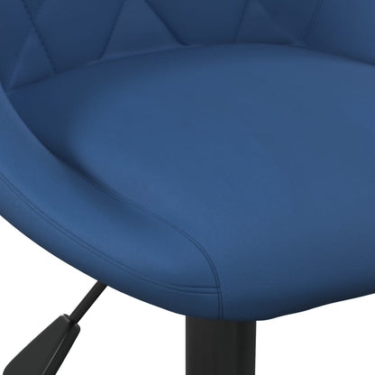 Taburete De Cocina De Terciopelo Azul_5