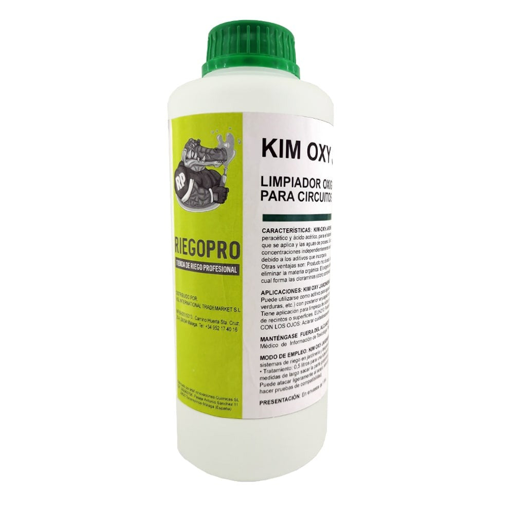 Limpiador Oxigenado Desincrustante Para Sistemas De Riego. Riegopro Kim-oxy Jardineria - 1l_0