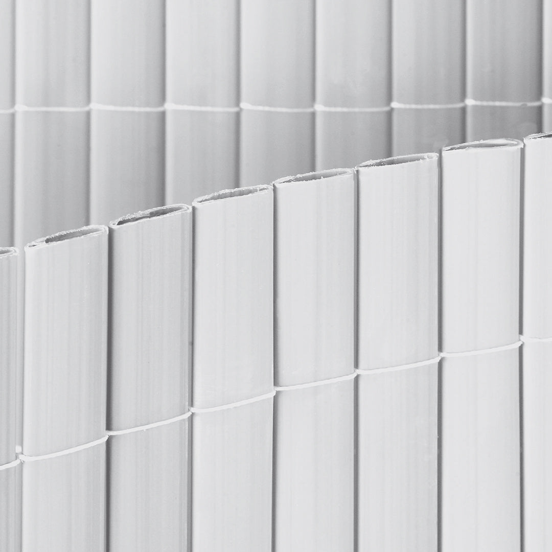 Cañizo Pvc Superior D/c Blanco - Ideal Para Protección Y Estética 2x5 M / Multicolor_1