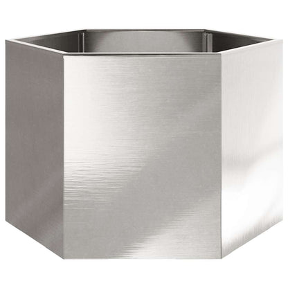 Jardinera Hexagonal Acero Inoxidable 69x60x45 Cm_3