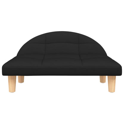Cama Para Perros De Tela Negra 70x52x30 Cm / Vetonek_2