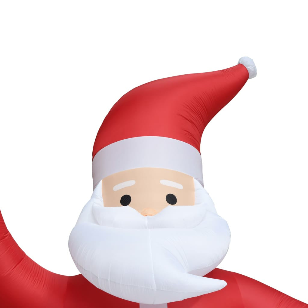 Vidaxl Papá Noel Inflable Con Luces Led Ip20 600 Cm Xxl_4