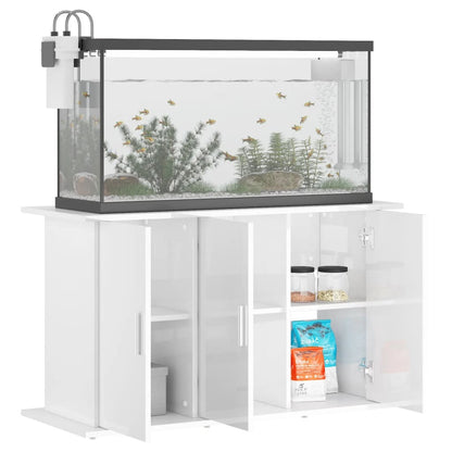 Vidaxl Soporte De Acuario Madera Ingeniería Blanco Brillo 101x41x58 Cm_3