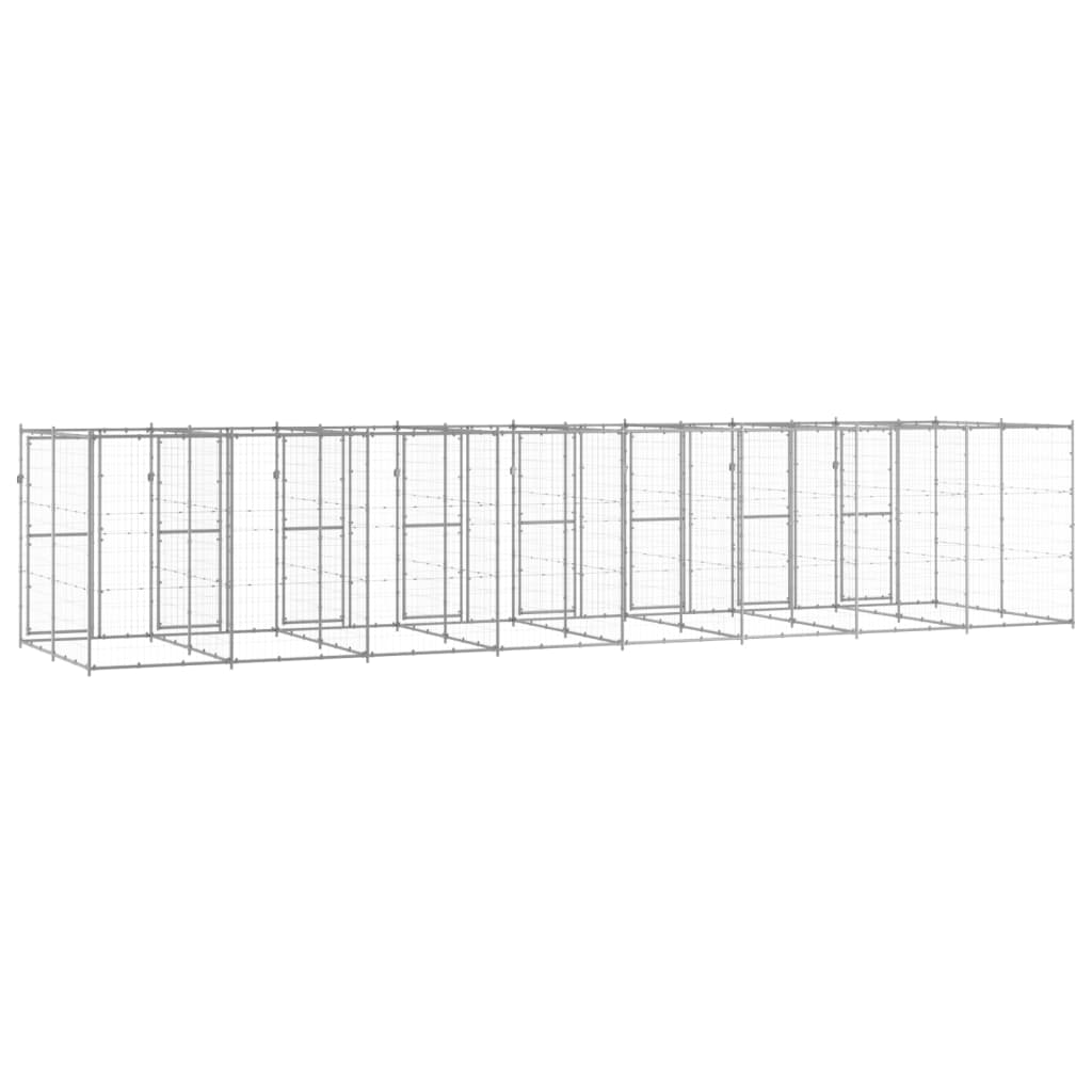Perrera De Exterior De Acero Galvanizado 19,36 M²_3