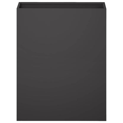Macetero De Jardín 2 Uds. Negro 40 X 20 X 50 Cm_3
