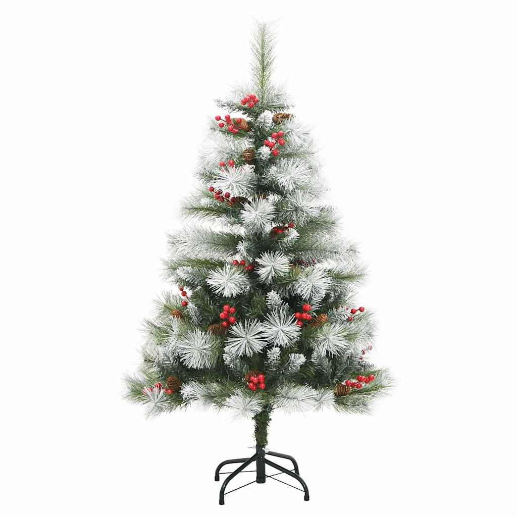 Vidaxl Árbol De Navidad Artificial Con Bisagras 150 Led Y Bolas 150 Cm_4