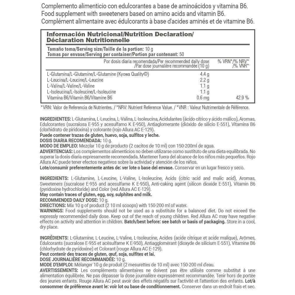 Bcaa + Glutamina Kyowa® - 500g - Lollipop - Mejora La Resistencia - Masmusculo_5