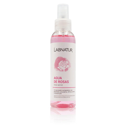 Agua de Rosas Labnatur 125 ml | Tónico Facial sin Alcohol | Tonifica, Hidrata y Refresca | Piel Mixta o Grasa | Vegano_0