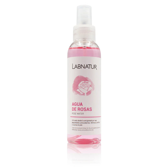 Agua de Rosas Labnatur 125 ml | Tónico Facial sin Alcohol | Tonifica, Hidrata y Refresca | Piel Mixta o Grasa | Vegano_0