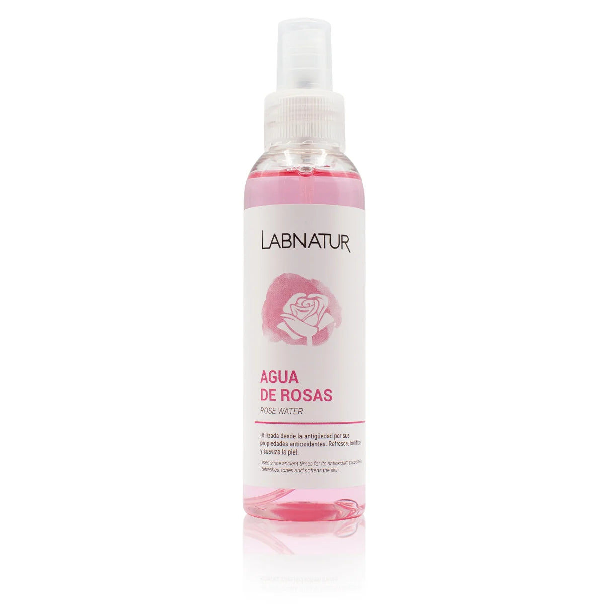 Agua De Rosas Labnatur | Tónico Facial Natural | Hidratación Y Equilibrio De La Piel | Refresca Y Suaviza | 125 Ml_0
