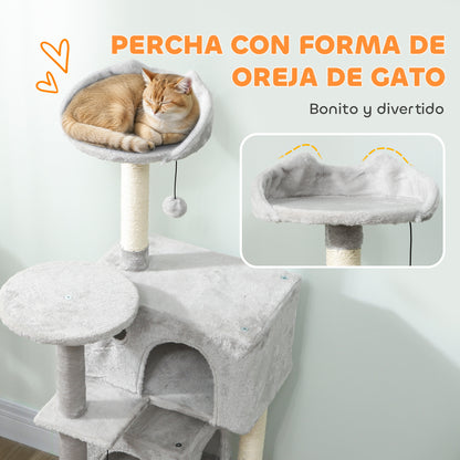 Pawhut Árbol Rascador Para Gatos_4