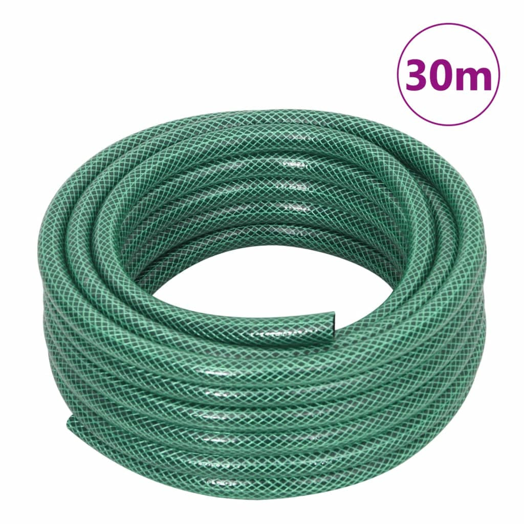 Vidaxl Manguera De Jardín Con Accesorios Pvc Verde 0,5 30 M_2