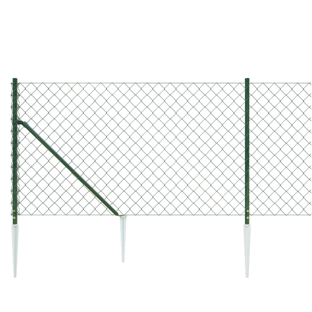 Cerca De Alambre Con Pinchos De Anclaje Verde 1,1x25 M / Vetonek_4