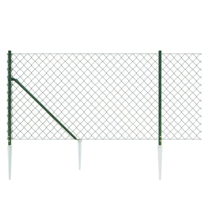 Cerca De Alambre Con Pinchos De Anclaje Verde 1,1x25 M / Vetonek_4