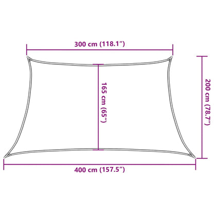 Vidaxl Toldo De Vela Hdpe Terracota 160 G/m² 3/4x2 M_2