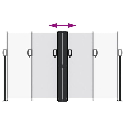 Vidaxl Toldo Lateral Retráctil Blanco 140x1000 Cm_4