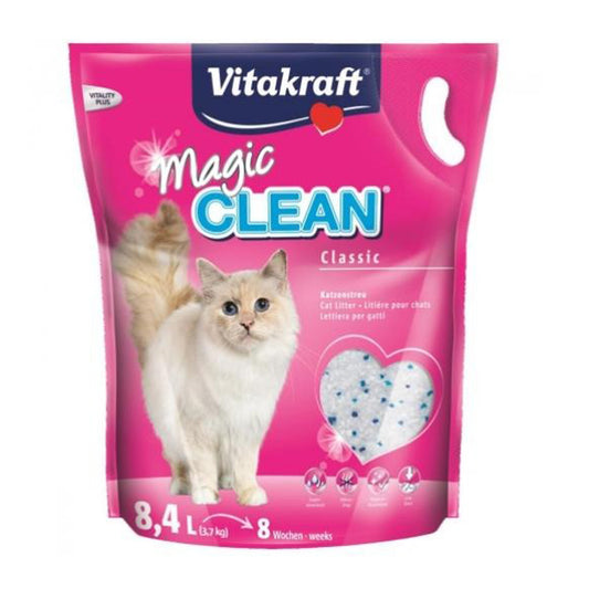 Vitakraft Magic Clean Perlas de gel de sílice súper absorbentes 8,4 L