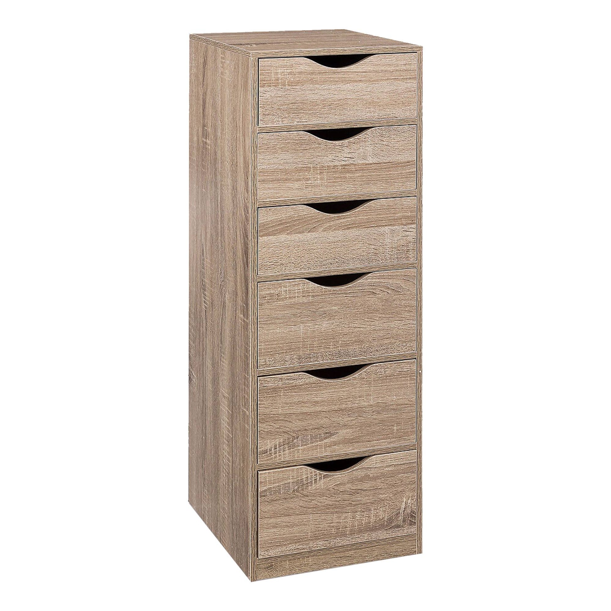 Well Home Torre De Almacenamiento Con 6 Cajones 33x38x100cm