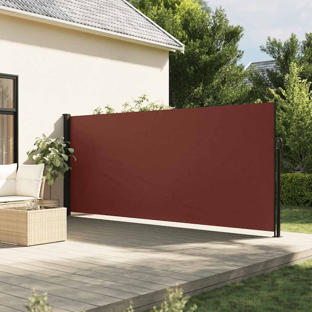 Vidaxl Toldo Lateral Retráctil Marrón 160x300 Cm_1