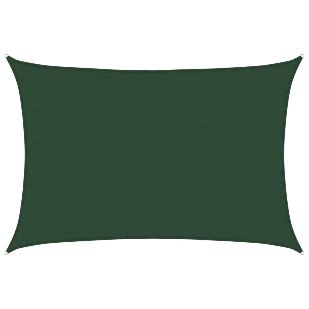Toldo De Vela Hdpe Verde Oscuro 160 G/m² 5x6 M_0
