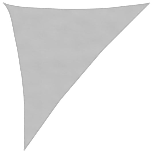 Vidaxl Toldo De Vela Poliéster Oxford 100% Gris Claro 3x4x5 M_0