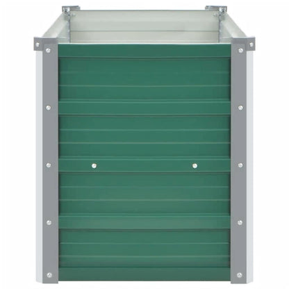 Arriate De Jardín De Acero Galvanizado Verde 160x40x45 Cm_4