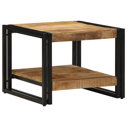 Mesa De Centro 50x50x38 Cm Madera Maciza De Mango_0