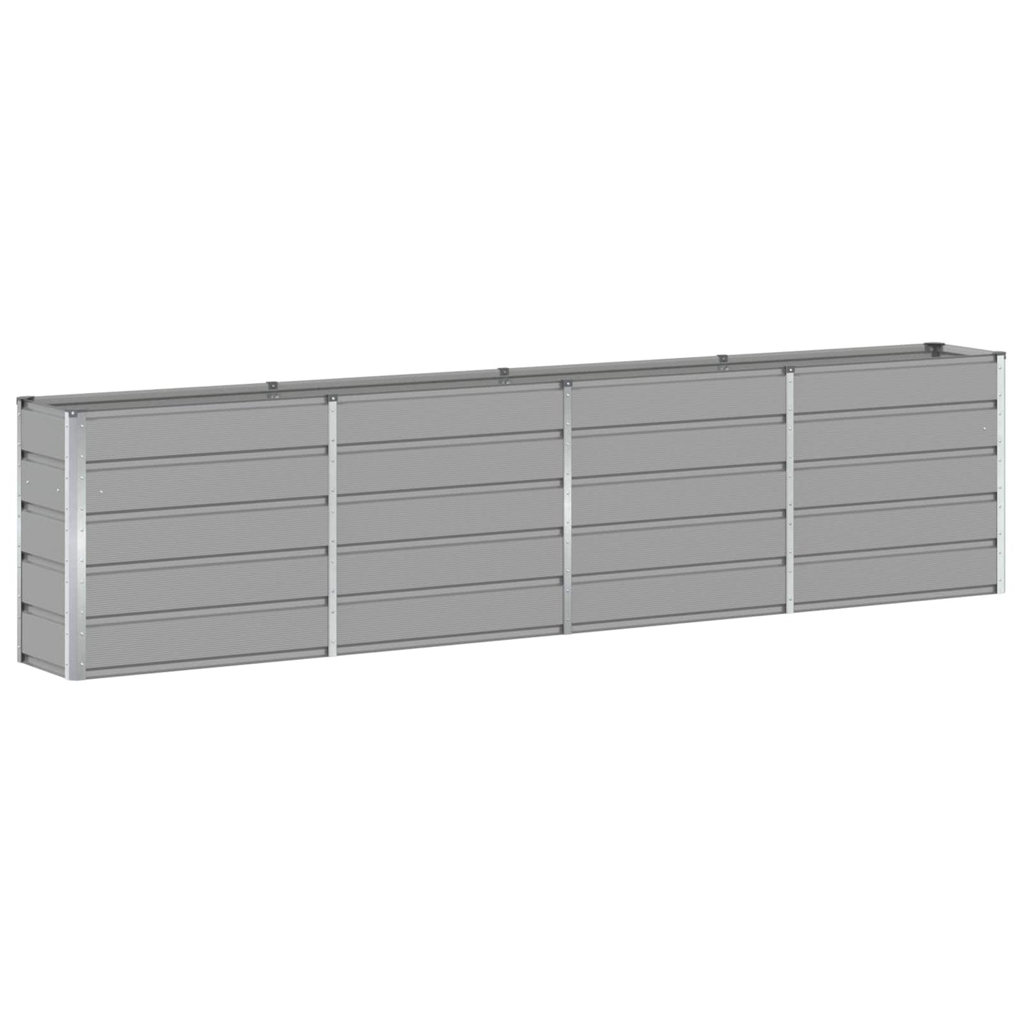 Jardinera Gris Claro 320 X 40 X 75 Cm Acero_0
